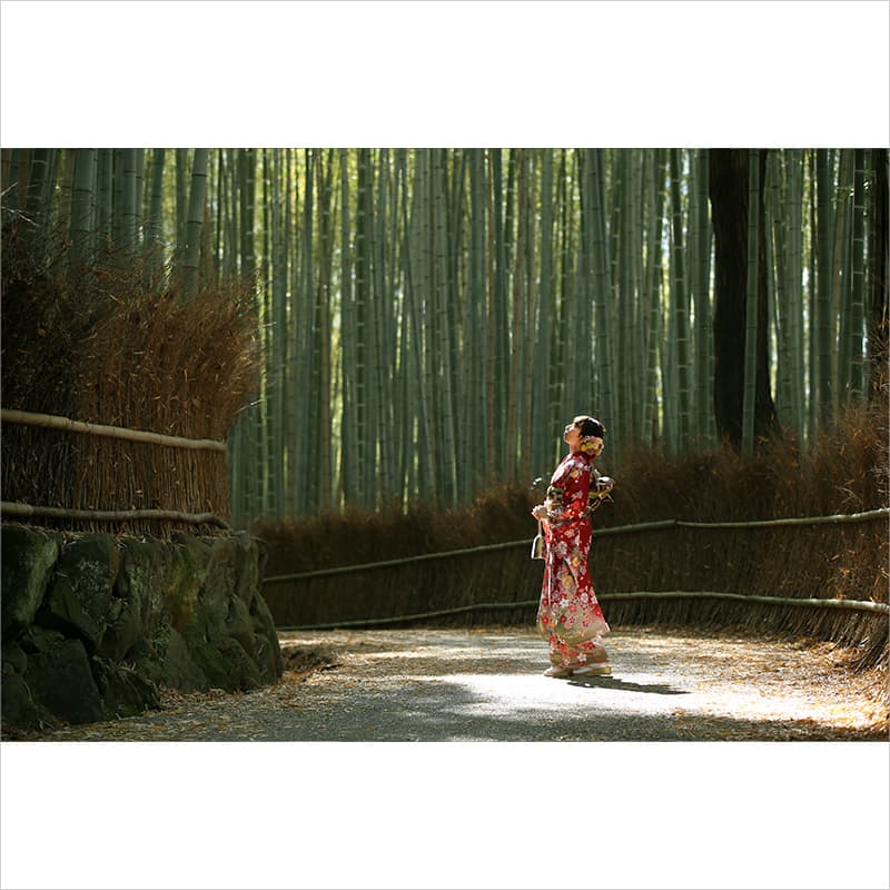 京都で成人式の前撮り撮影