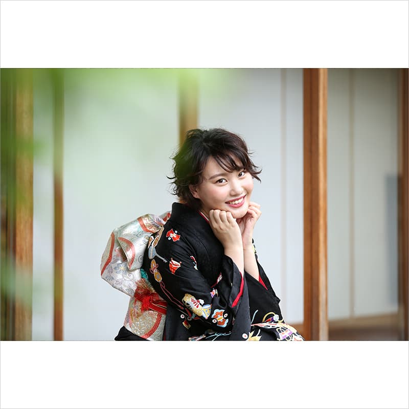 京都で成人式の前撮り撮影