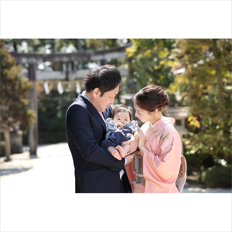 北野天満宮お宮参り出張撮影